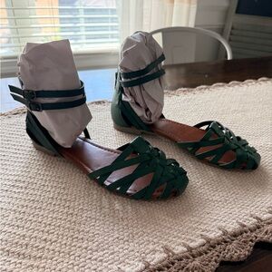 MIA Green Women's Barricade Gladiator Sandals Sz 10